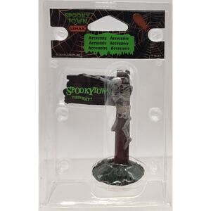 Lemax Spooky Town 2014 Spookytown This Way SIGN 44743